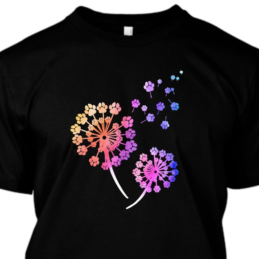 poppy feet flowers T-shirt
